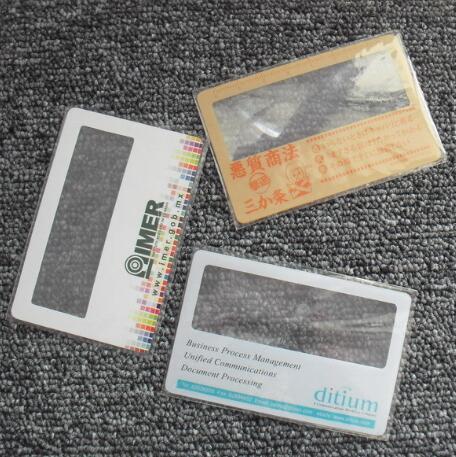 Custom Plastic Magnifier Card